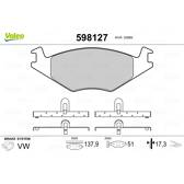 Remblokkenset voor VALEO - 598127