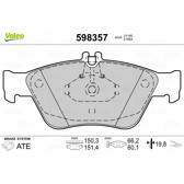 Remblokkenset voor VALEO - 598357