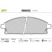 Remblokkenset voor VALEO - 598452