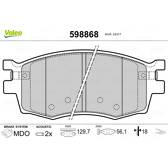 Remblokkenset voor VALEO - 598868