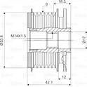 Remskiva- generator VALEO - 588011