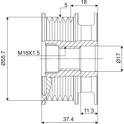 Riemschijf, dynamo VALEO - 588035