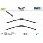 Set van 2 wisserbladen VALEO Silencio VALEO - 574363