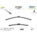 Set van 2 wisserbladen VALEO Silencio VALEO - 577863