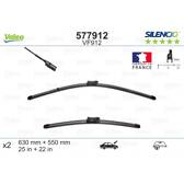 Set van 2 wisserbladen VALEO Silencio VALEO - 577912