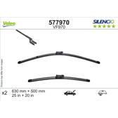 Set van 2 wisserbladen VALEO - 577970