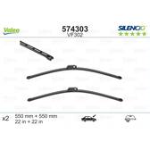 Satz aus zwei Scheibenwischerblättern VALEO Silencio VALEO - 574303