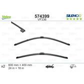 Satz aus zwei Scheibenwischerblättern VALEO Silencio VALEO - 574399