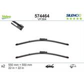 Satz aus zwei Scheibenwischerblättern VALEO Silencio VALEO - 574464