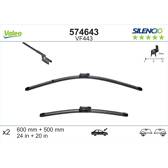 Satz aus zwei Scheibenwischerblättern VALEO Silencio VALEO - 574643