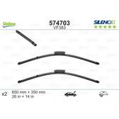 Satz aus zwei Scheibenwischerblättern VALEO Silencio VALEO - 574703