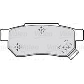 Set remblokken achter VALEO - 301053