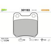 Set remblokken achter VALEO - 301183