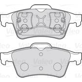 Set remblokken achter VALEO - 301472