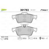 Set remblokken achter VALEO - 301783