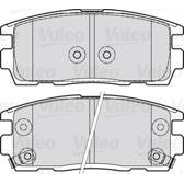 Set remblokken achter VALEO - 301941