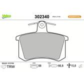 Set remblokken achter VALEO - 302340