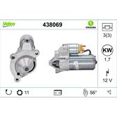 Startmotor (negen) VALEO - 438069