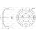 Tambour de frein VALEO - 237028