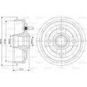 Tambour de frein VALEO - 237052