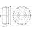 Tambour de frein VALEO - 237056