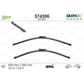 Sats med 2 torkarblad  VALEO Silencio VALEO - 574306