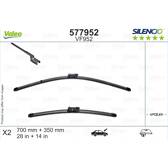 Sats med 2 torkarblad VALEO - 577952