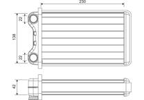 Värmeväxlare, kupévärmare