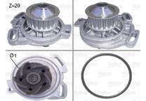 Vattenpump, motorkylning