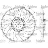 Ventilador, refrigeração do motor VALEO - 698610