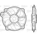 Ventilador, refrigeración del motor VALEO - 696376