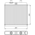Wärmetauscher, Innenraumheizung VALEO - 812340