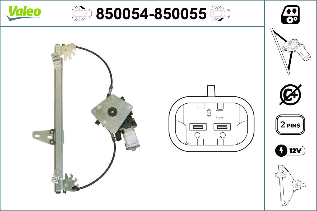 Front windows regulator