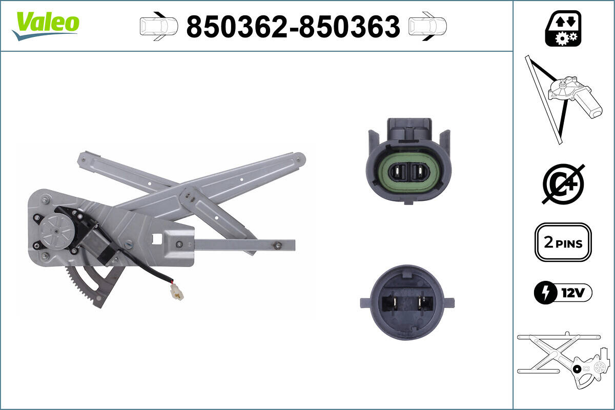 Front windows regulator