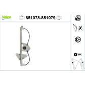 Window regulator, Front VALEO - 851078