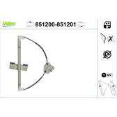 Window regulator, Front VALEO - 851201