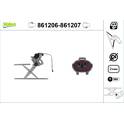 Window regulator, Front VALEO - 861207