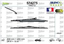 Pair of wiperblades VALEO Silencio