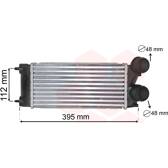 Intercooler, charger VAN WEZEL - 40004343
