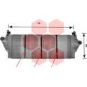 Intercooler, charger VAN WEZEL - 43004295