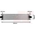 Intercooler, charger VAN WEZEL - 43004359