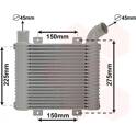 Intercooler, charger VAN WEZEL - 82004225