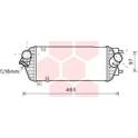 Intercooler, charger VAN WEZEL - 82004293