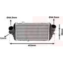Charge Air Cooler VAN WEZEL - 82014711