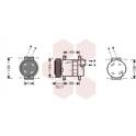 Compresor, aire acondicionado VAN WEZEL - 1700K088