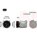 Compresseur climatisation VAN WEZEL - 3700K280