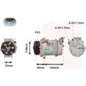 Compresseur climatisation VAN WEZEL - 3700K449