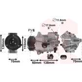 Compresseur climatisation VAN WEZEL - 3700K616