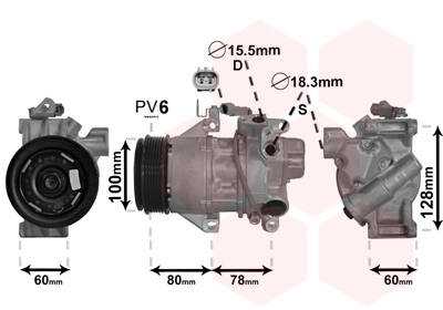 Compressor, air conditioning