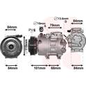 Compresseur climatisation VAN WEZEL - 8200K374